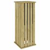 vidaXL Cassoni fioriti Marrone 33 x 33 x 85 cm