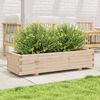 vidaXL Fioriera da Giardino 110x40x26,5 cm in Legno Massello di Pino