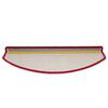 vidaXL Tappetini per scale 10 pz 65x24x4 cm Rossi Semicircolari Grandi