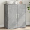vidaXL Credenza Grigio Cemento 60x31x70 cm in Legno Multistrato