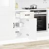 vidaXL Base da Cucina Kalmar Bianco Lucido in Legno Multistrato