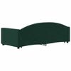 vidaXL Divano Letto con Letto Estraibile Verde Scuro 90x200cm Velluto