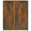 vidaXL Scarpiera Rovere Fumo 59x35x70 cm in Legno Multistrato