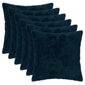 vidaXL Federa 6 pz HEERLEN Blu navy 30 x 30 cm