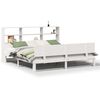 vidaXL Giroletto con Libreria senza Materasso 180x200 cm in Legno Pino