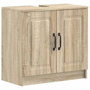 vidaXL Armadio per Lavabo da Bagno UTRECHT Rovere Sonoma