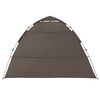 vidaXL Tenda da Pesca 4 Persone Marrone a Rilascio Rapido