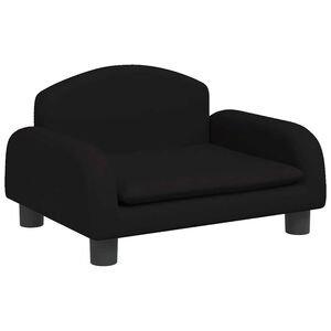 vidaXL Lettino per Cani Nero 50x40x30 cm in Tessuto
