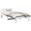 vidaXL Struttura del letto Bianco 90 x 200 cm Pino massello
