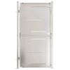 vidaXL Cancello da giardino 100x175 cm in acciaio inox