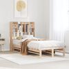 vidaXL Letto Libreria senza Materasso 90x200 cm Legno Massello Pino