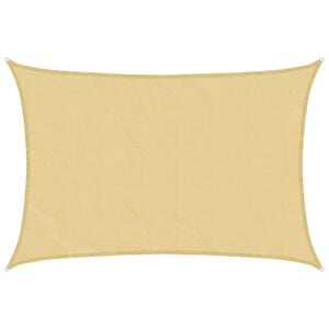 vidaXL Vela Parasole Sabbia 2,5x3,5 m 100% Poliestere Oxford