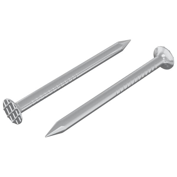 vidaXL Chiodi per Legno 2 pcs Argento &Oslash; 3 x 15 mm Metallo