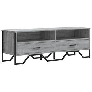 vidaXL Mobile Porta TV Grigio Sonoma 122x34x41cm in Legno Multistrato