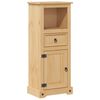 vidaXL Set Mobili da Bagno 4 pz Corona in Legno Massello di Pino