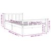 vidaXL Giroletto in Legno Massello 100x200 cm
