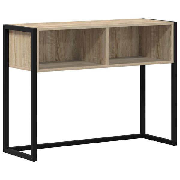 vidaXL Tavolino Sonoma 100 x 36 x 75 cm Legno multistrato