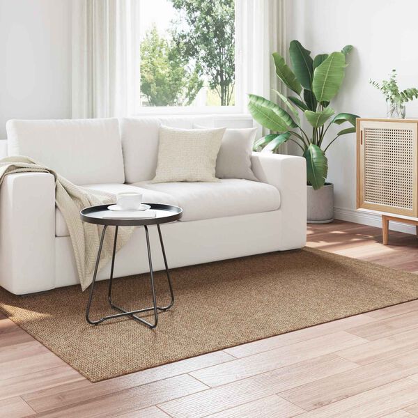 vidaXL Tappeti per area AGIRA Naturale 170 x 120 cm Poliestere