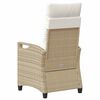 vidaXL Sedia da Giardino 2 pcs Beige e Crema 56 x 60 x 112 cm
