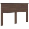 vidaXL Testiera Rovere Marrone Legno multistrato