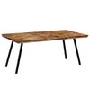 vidaXL Tavolo da Pranzo in Teak Recuperato e Acciaio 180x90x76 cm