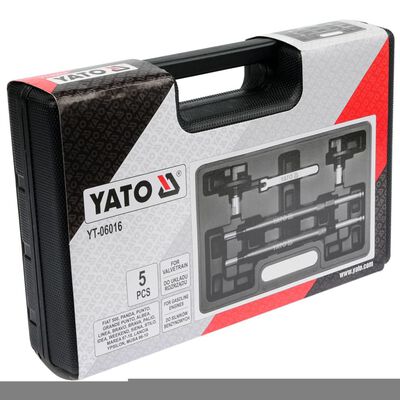 YATO Kit di Strumenti per il Bloccaggio dei Motori a Benzina Cinque Pezzi Fiat YT-06016