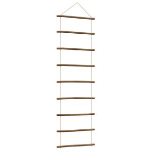 vidaXL Decorazione da Parete a Forma di Scala 50x150 cm Ramo Naturale
