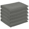 vidaXL Tovaglia da Tavolo 5 pz Rettangolare Grigio Chiaro 140 x 140 cm