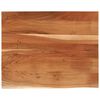 vidaXL Piano Scrivania 110x80x3,8 Rettangolare Legno Acacia Bordi Vivi