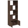 vidaXL Libreria Rovere Marrone 70x36x189 cm in Legno Multistrato