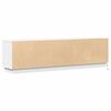 vidaXL Mobile TV con led Bianco 180 x 38 x 49 cm Legno multistrato