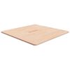 vidaXL Piano Tavolo Quadrato 70x70x1,5cm Massello Rovere Non Trattato