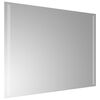 vidaXL Specchio da Bagno con Luci LED 80x60 cm