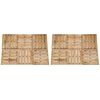 vidaXL Piastrelle per Esterni 12 pz 50x50 cm in Legno Marrone