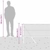 vidaXL Palo della recinzione Argento 100 x 0,6 m (rete da 25 mm)