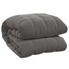 vidaXL Coperta Ponderata Grigia 220x260 cm 11 kg Tessuto