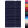 vidaXL Asciugamani FROGN 10 pz Blu Navy 100x200 cm 360 g/m²