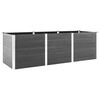 vidaXL Fioriera Rialzata da Giardino 300x100x91 cm in WPC Grigio