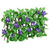 vidaXL Traliccio Edera Artificiale Espandibile Verde 180x30 cm