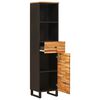vidaXL Mobile da Bagno con porta Rovere artigianale 38 x 33 x 160 cm