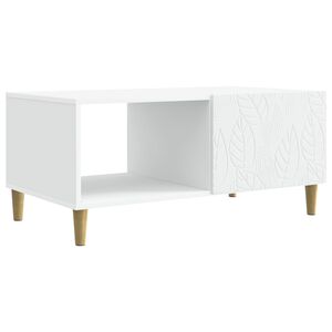 vidaXL Tavolino da salotto Bianco 90 x 50 x 40 cm Legno ingegnerizzato