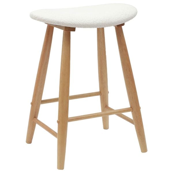 vidaXL Sedie da pranzo 2 pcs Naturale 46 x 37 x 63 cm