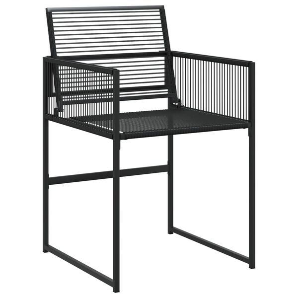 vidaXL Set da Pranzo da Giardino 13pz Nero in Polyrattan