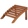 vidaXL Sedia da Giardino Adirondack con Poggiapiedi Massello di Acacia