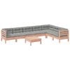 vidaXL Set Divani da Giardino 8 pz con Cuscini Massello Abete Douglas
