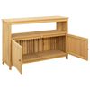 vidaXL Tavolo Consolle da Giardino 110x35x75 cm Legno Massello Acacia