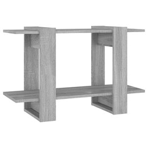vidaXL Libreria/Divisorio Grigio Sonoma 80x30x51 cm