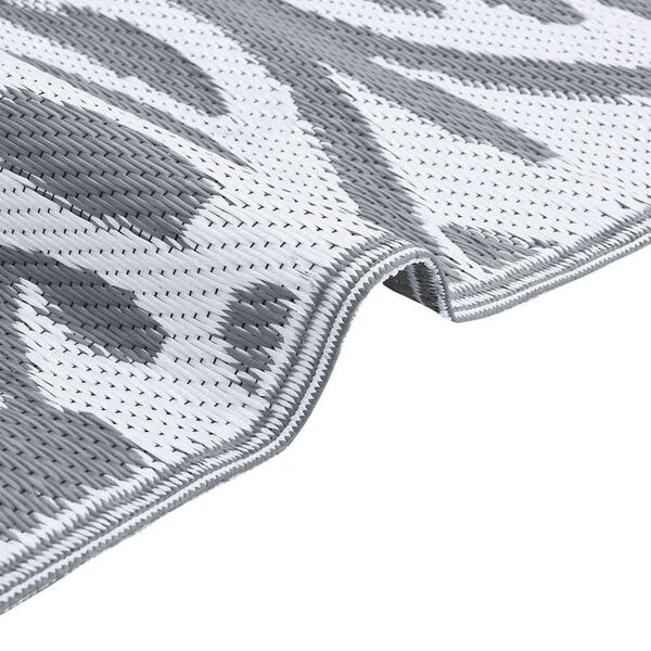 vidaXL Tappeto da esterno ARAKIL Grigio chiaro 300 x 400 cm PP