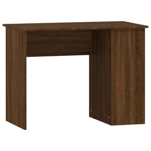 vidaXL Scrivania Rovere Marrone 100x55x75 cm in Legno Multistrato