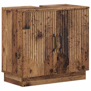 vidaXL Armadio per Lavabo da Bagno HOORN Legno antico